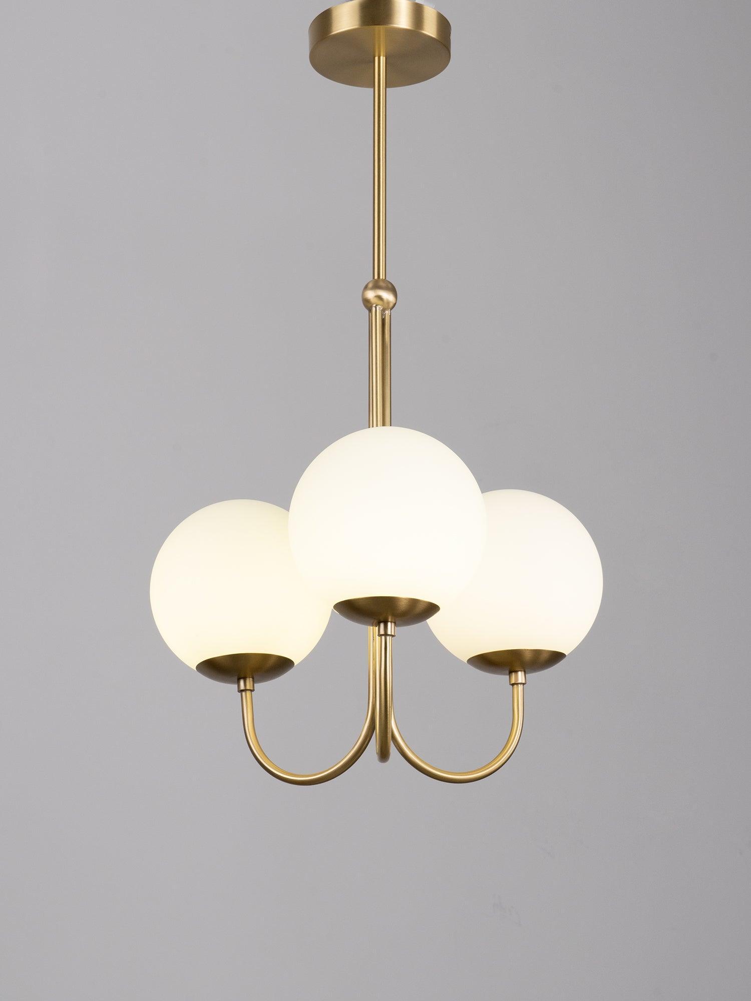 Mirelent Elegante Hängeleuchte aus Metall und Glas-Las Sola