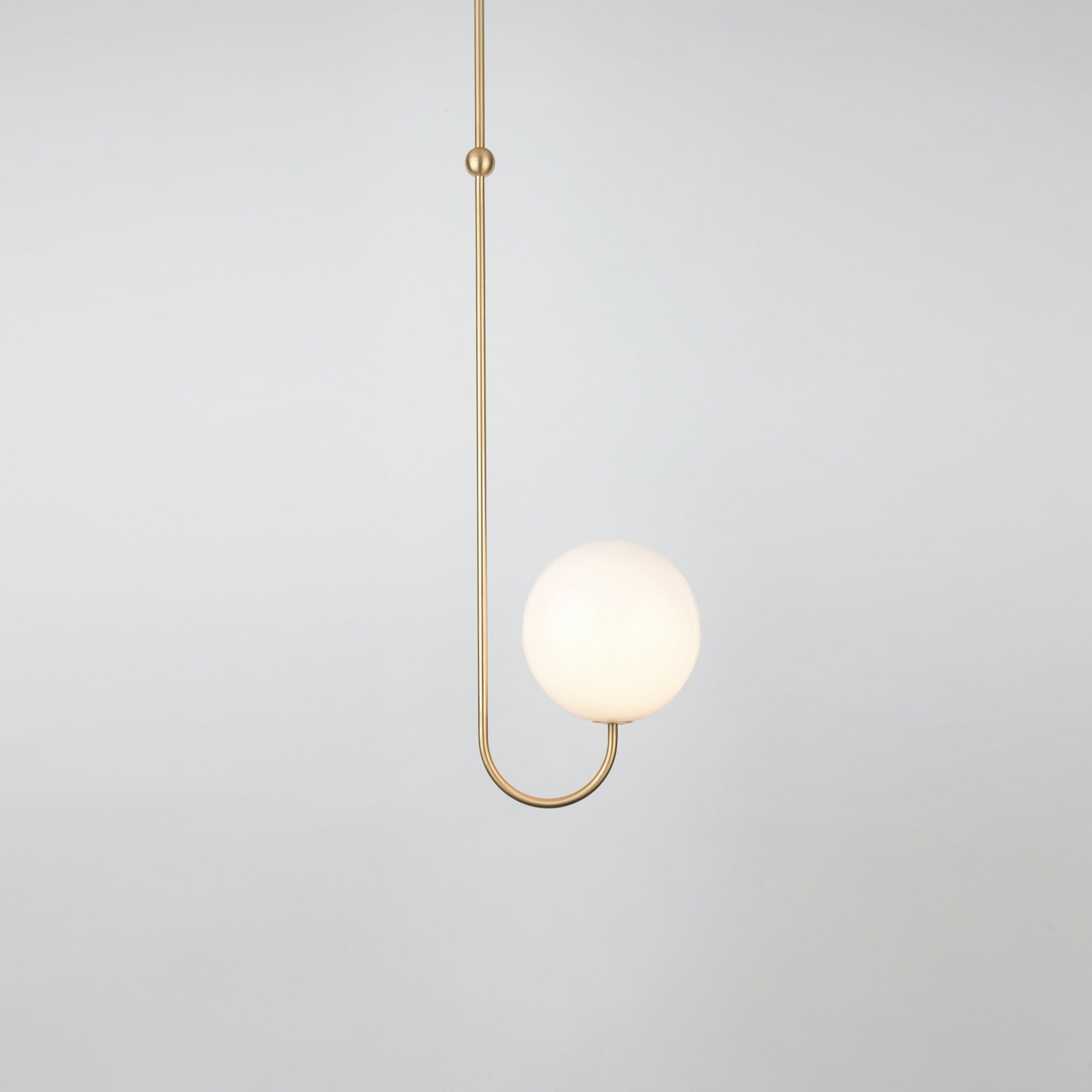 Mirelent Elegante Hängeleuchte aus Metall und Glas-Las Sola