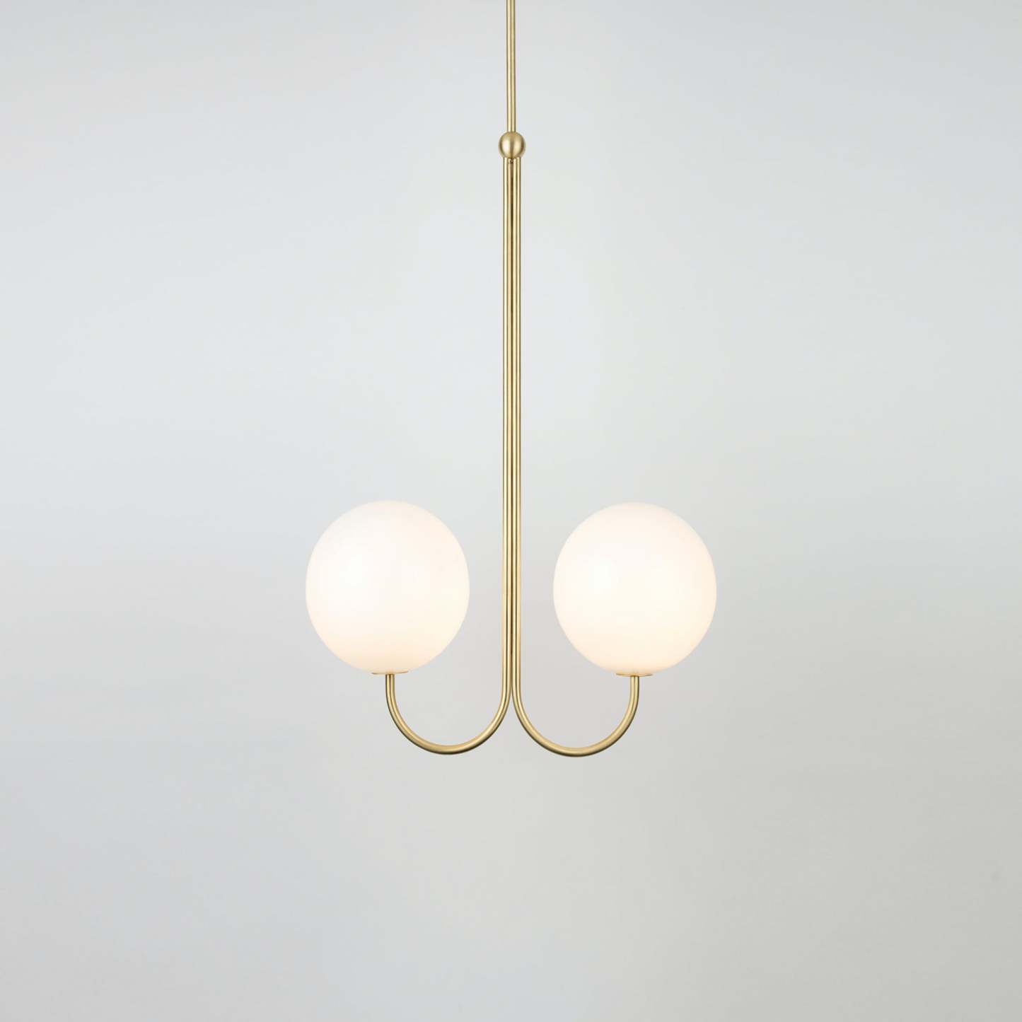 Mirelent Elegante Hängeleuchte aus Metall und Glas-Las Sola