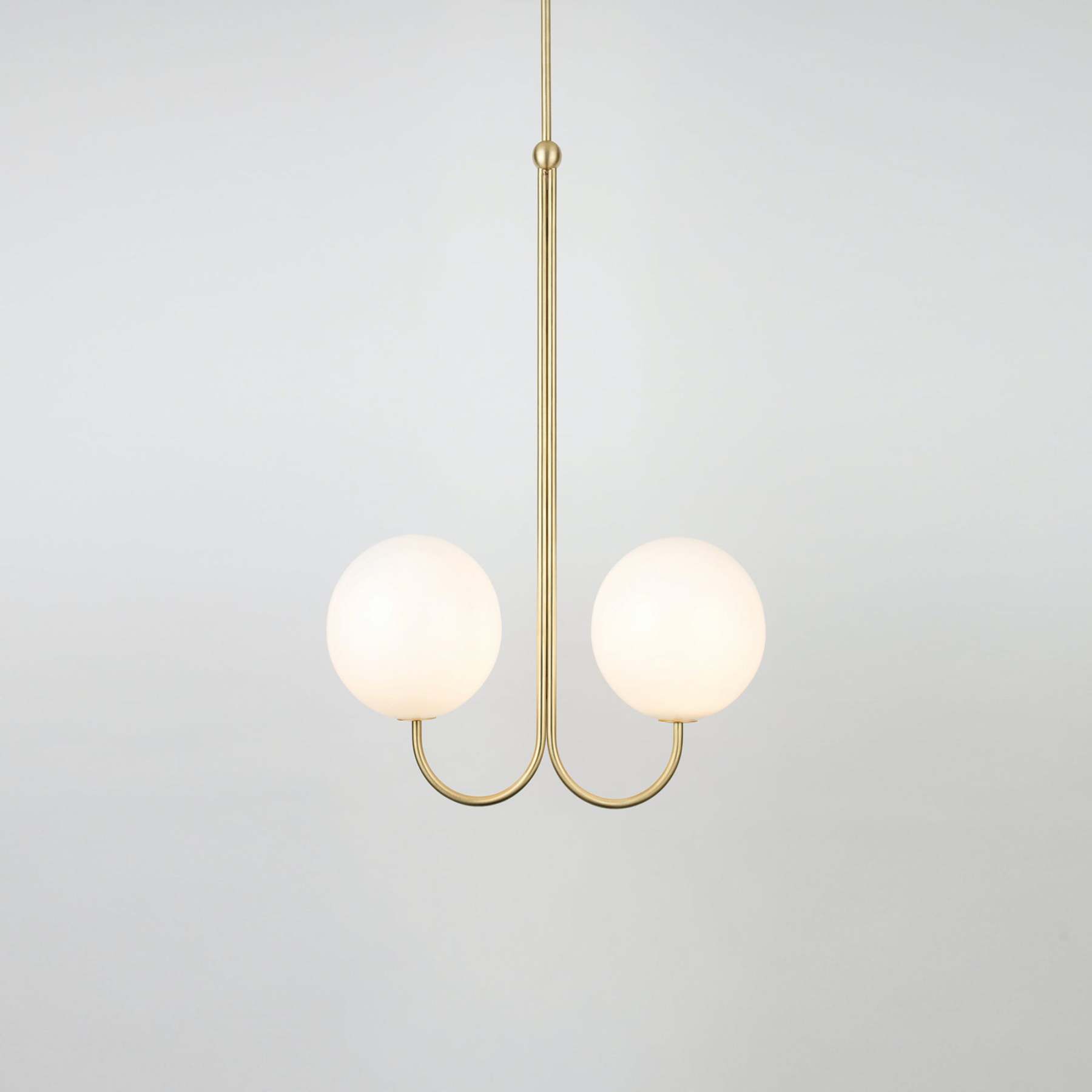 Mirelent Elegante Hängeleuchte aus Metall und Glas-Las Sola