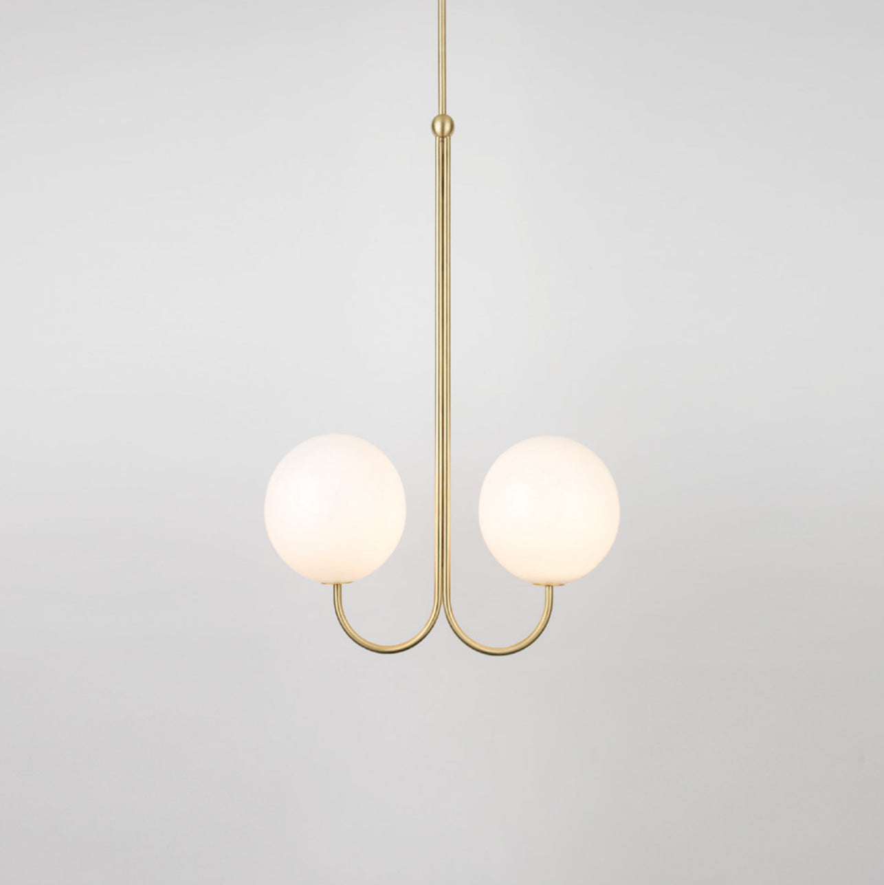 Mirelent Elegante Hängeleuchte aus Metall und Glas-Las Sola