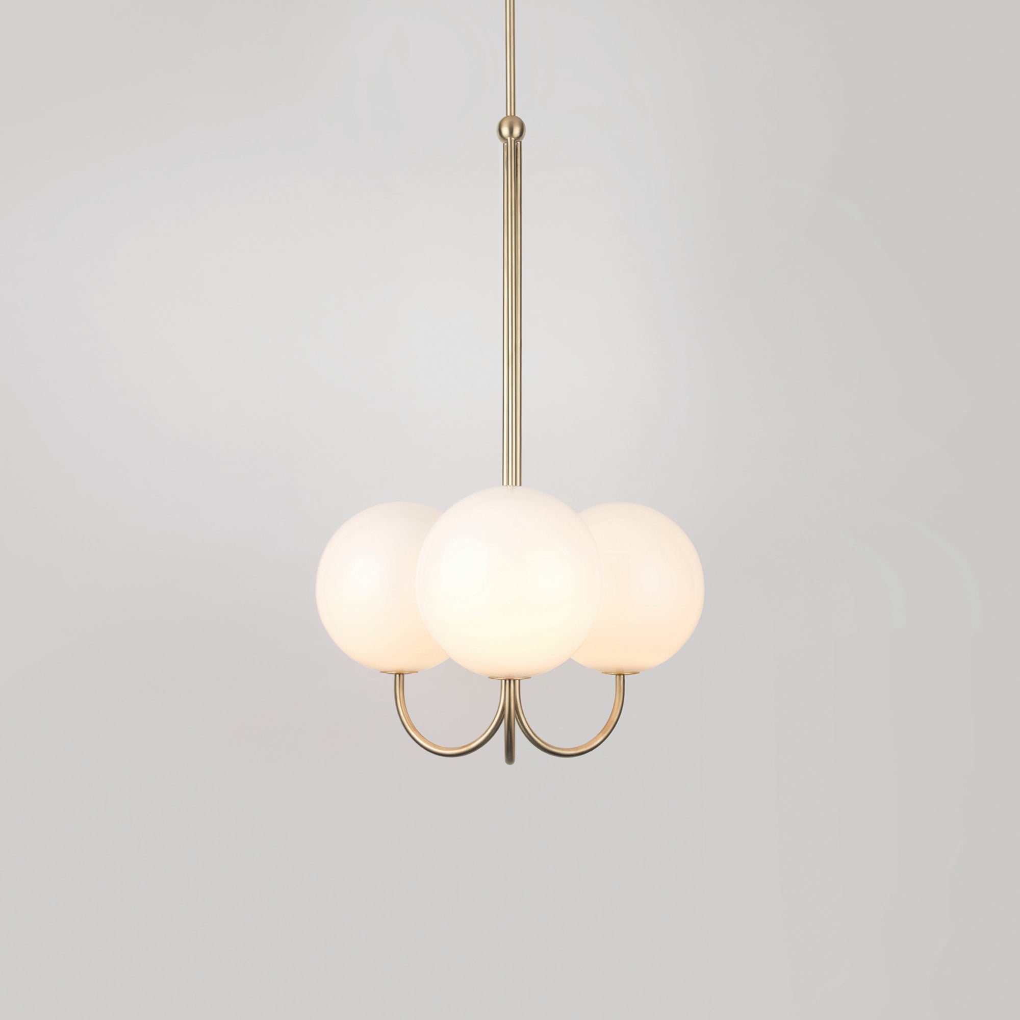Mirelent Elegante Hängeleuchte aus Metall und Glas-Las Sola