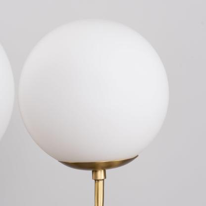 Mirelent Elegante Hängeleuchte aus Metall und Glas-Las Sola