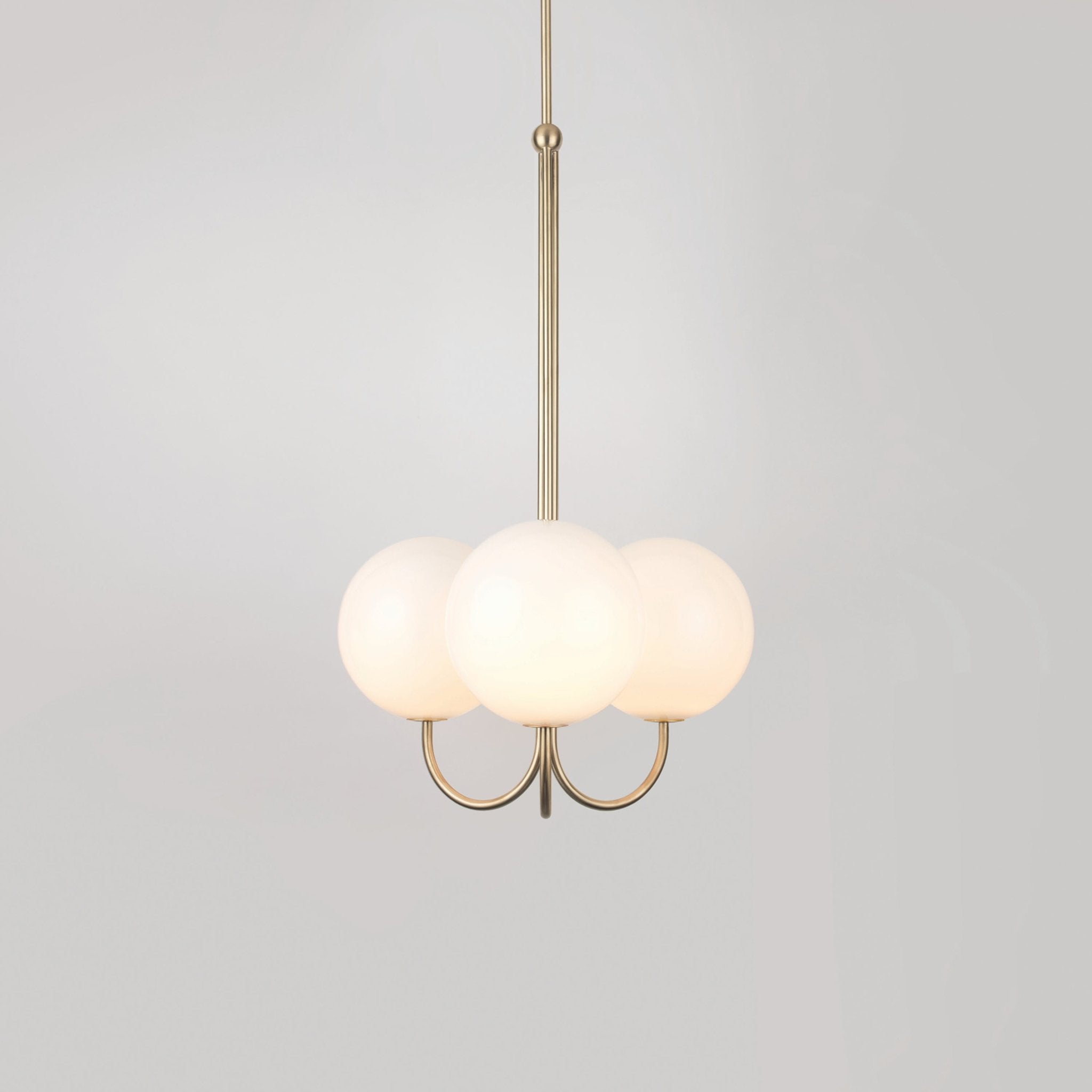 Mirelent Elegante Hängeleuchte aus Metall und Glas-Las Sola