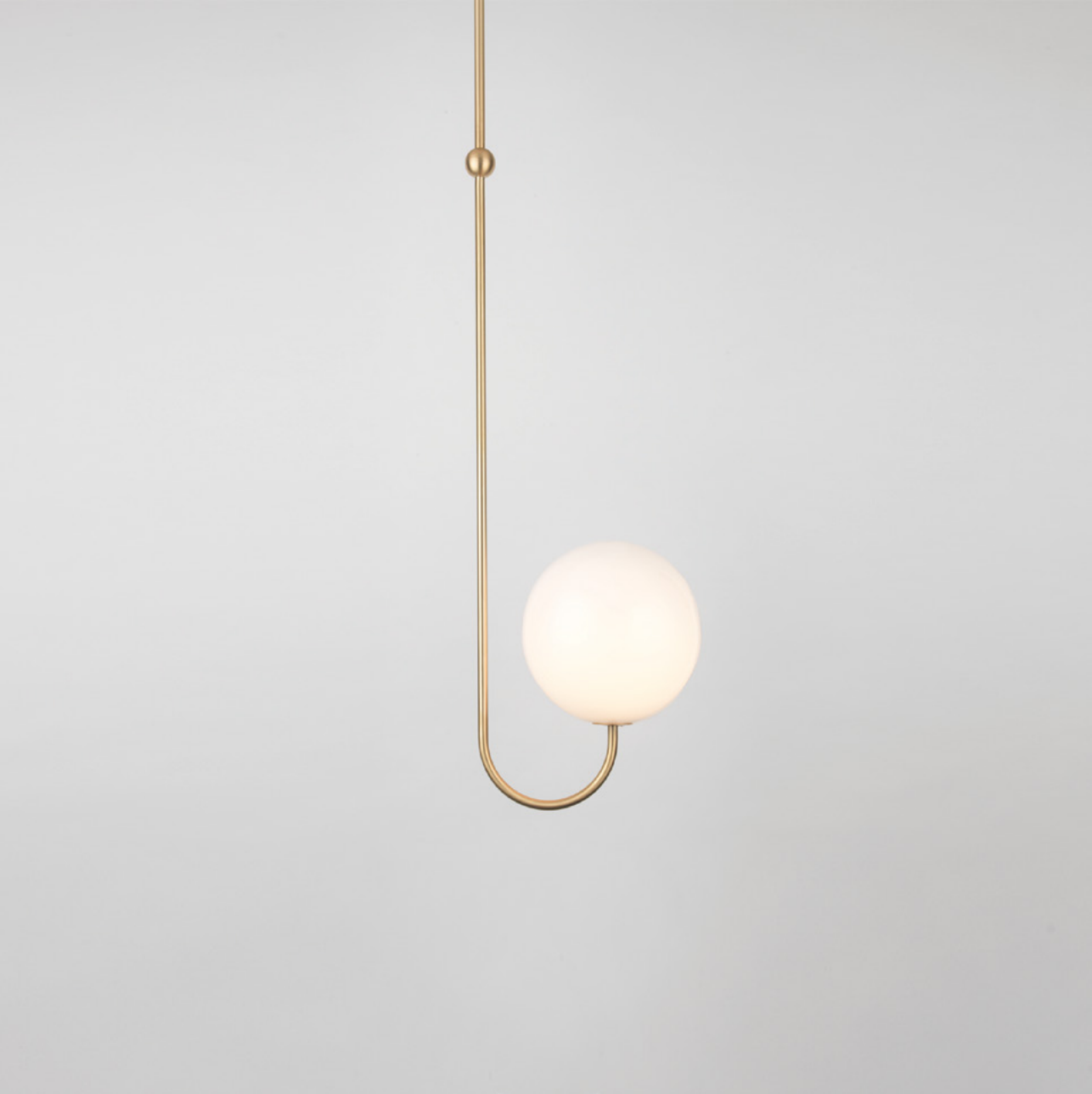 Mirelent Elegante Hängeleuchte aus Metall und Glas-Las Sola