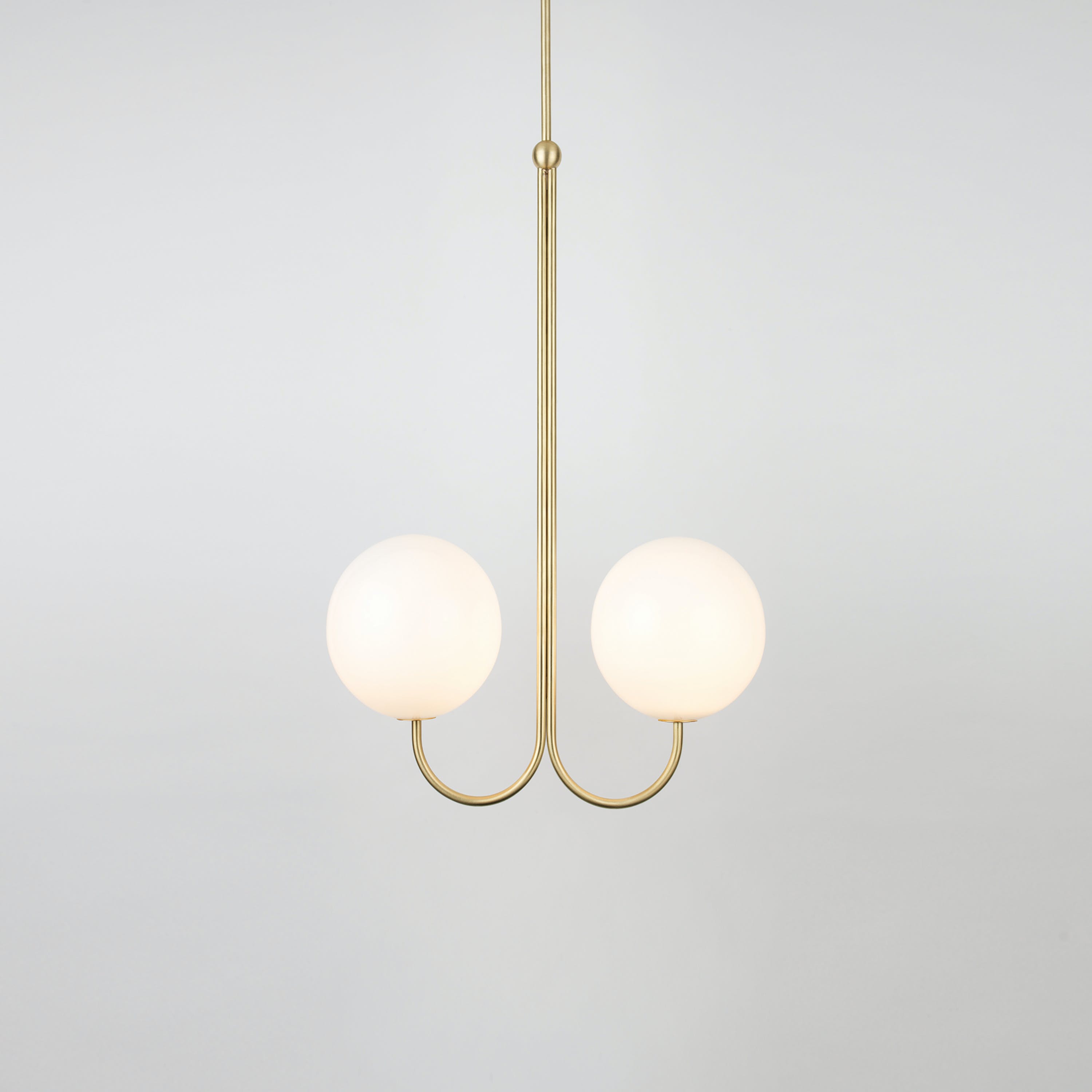 Mirelent Elegante Hängeleuchte aus Metall und Glas-Las Sola