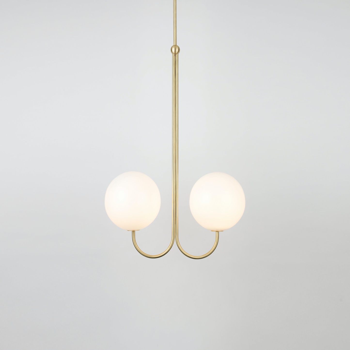 Mirelent Elegante Hängeleuchte aus Metall und Glas-Las Sola
