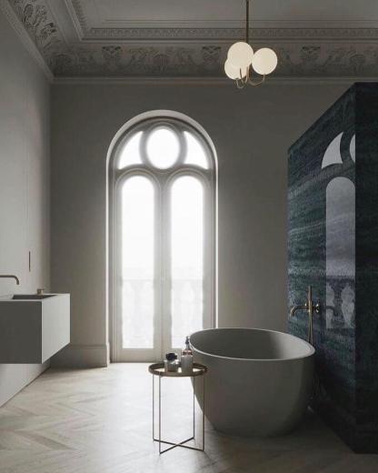 Mirelent Elegante Hängeleuchte aus Metall und Glas-Las Sola