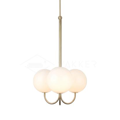 Mirelent Elegante Hängeleuchte aus Metall und Glas-Las Sola
