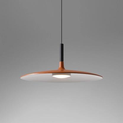 Lustra Pendelleuchte Aluminium Flach Scheibe-Las Sola