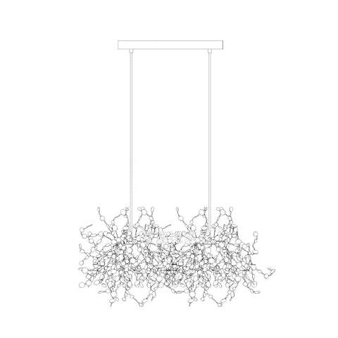 Lustra Pendelleuchte lic Disc Cloud-Las Sola
