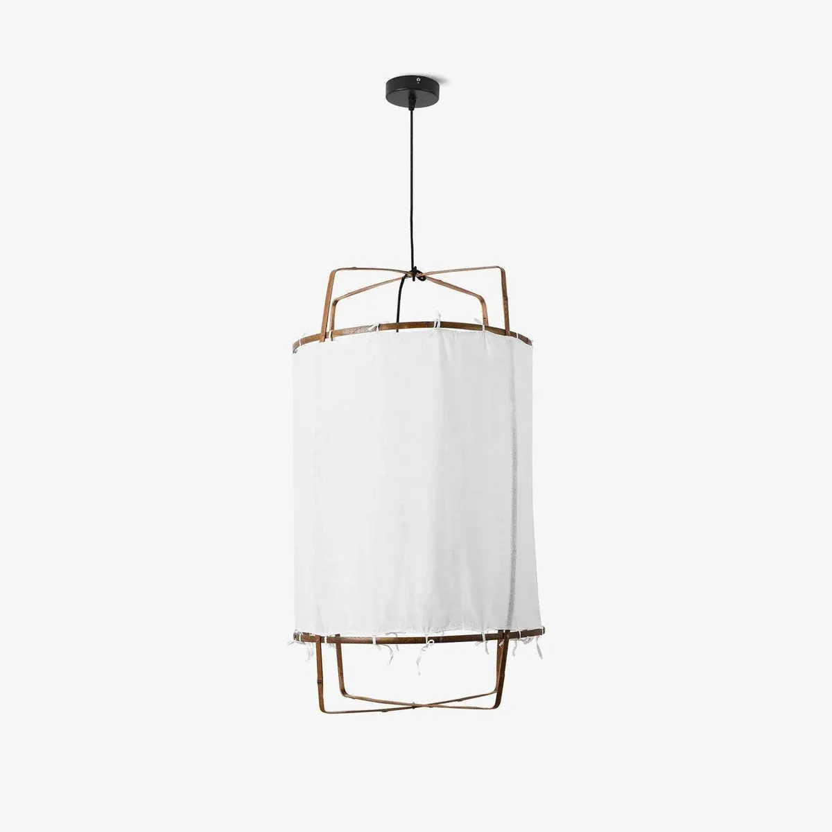 Ozawa Modern Hütte Stoff Pendelleuchte Farbtöne Wohn-Esszimmer Schlafzimmer