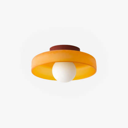 Leilani Modern LED Deckenleuchte Schale Wohnzimmer Metall Glas