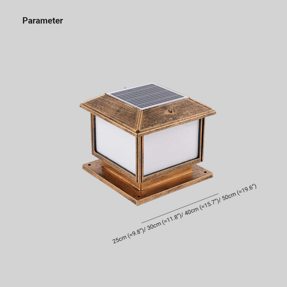 Riley Modern LED Außenleuchte Schwarz/Bronze Flur/Terrasse Metall Solar