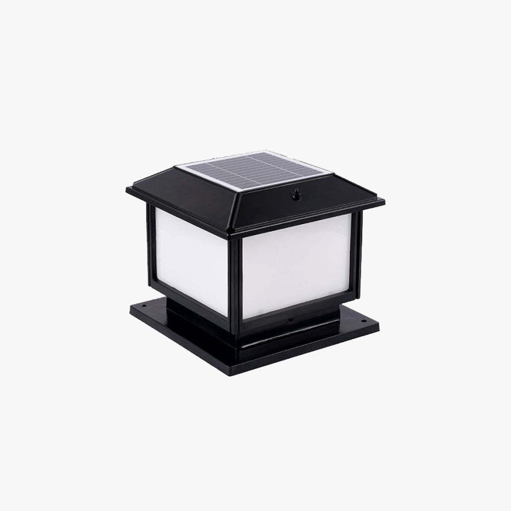 Riley Modern LED Außenleuchte Schwarz/Bronze Flur/Terrasse Metall Solar