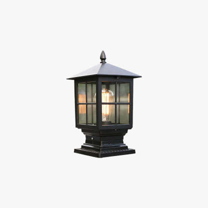 Alessio Modern LED Außenleuchte Metall Glas Garten Flur
