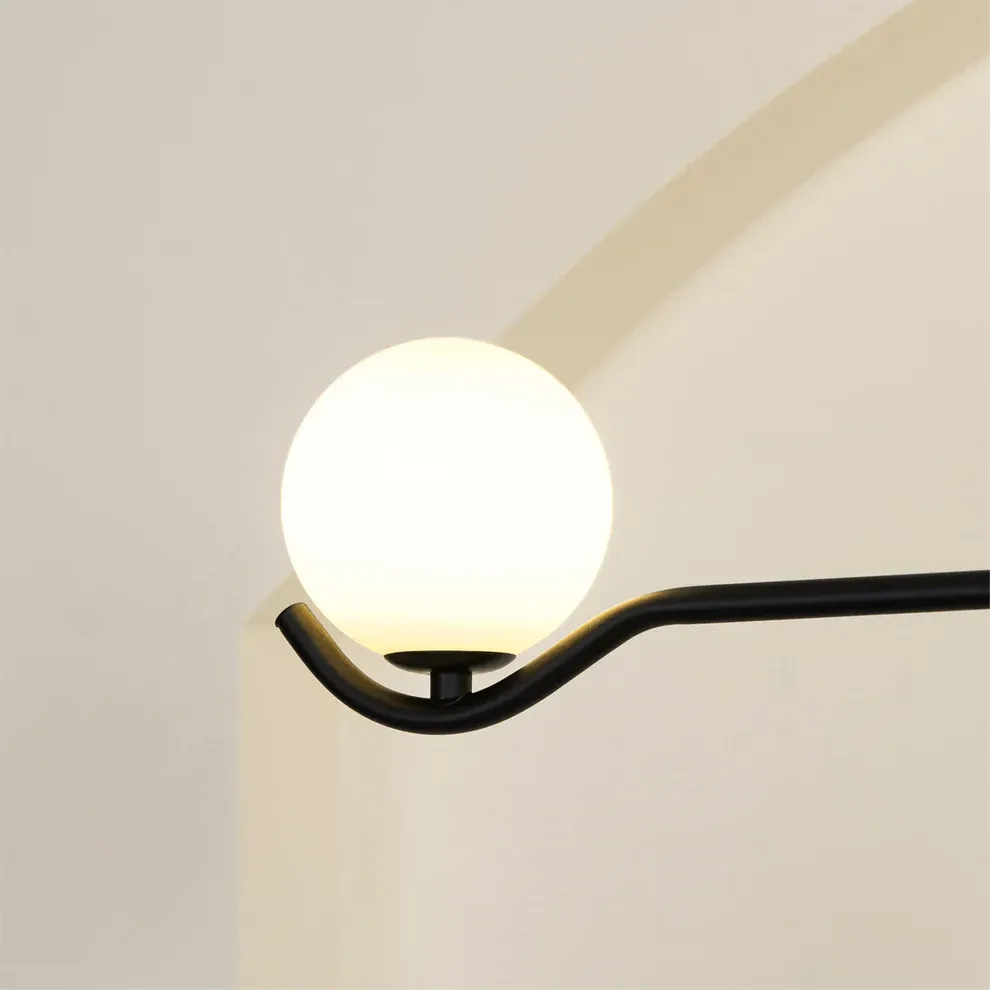 Alessio Minimalismus Metall Glas Pendelleuchte Esszimmer Schlafzimmer