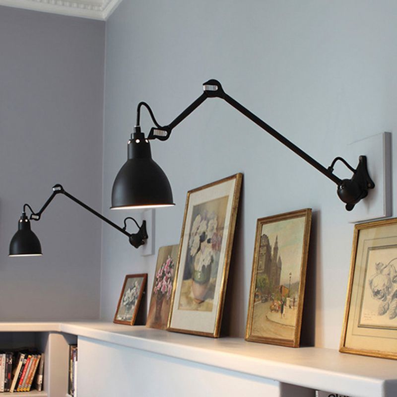Brady Modern/Minimalistisch Wandleuchte Verstellbar, 5 Farben, Wohnzimmer, Metall