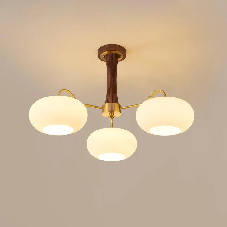 Valentina Vintage Metal Wood  Pendant Light Bedroom Living Room