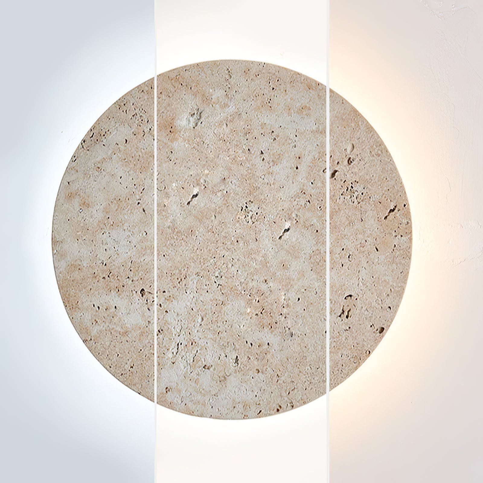 Aurzoren Minimalistische Travertin Wandleuchte-Las Sola