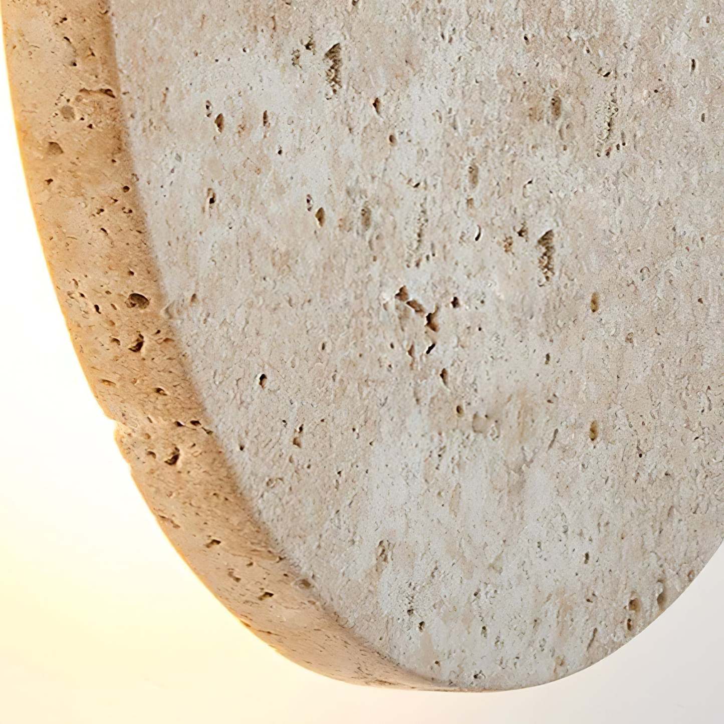 Aurzoren Minimalistische Travertin Wandleuchte-Las Sola