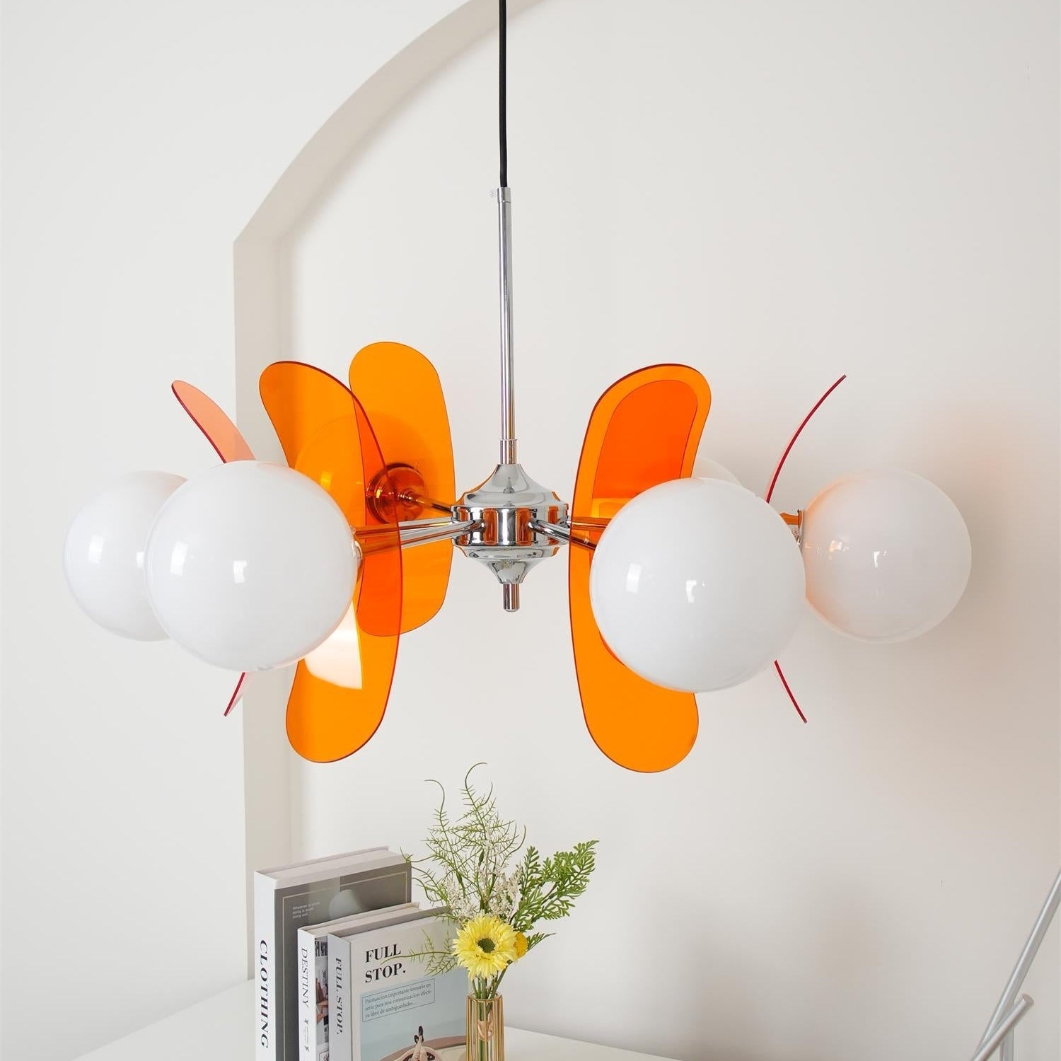 Prism Kreativer Sputnik Glas Kronleuchter Orange-Las Sola