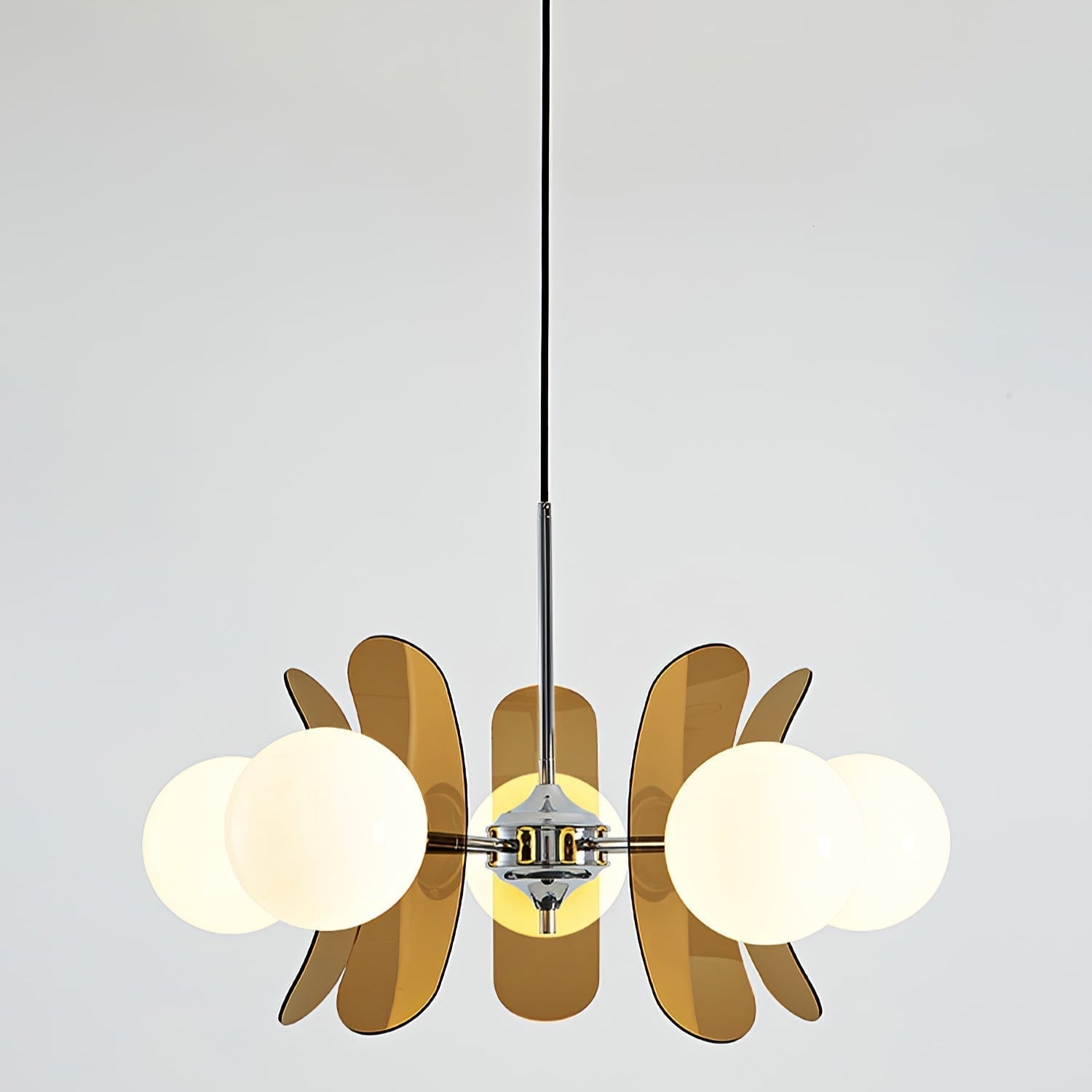 Prism Kreativer Sputnik Glas Kronleuchter Orange-Las Sola
