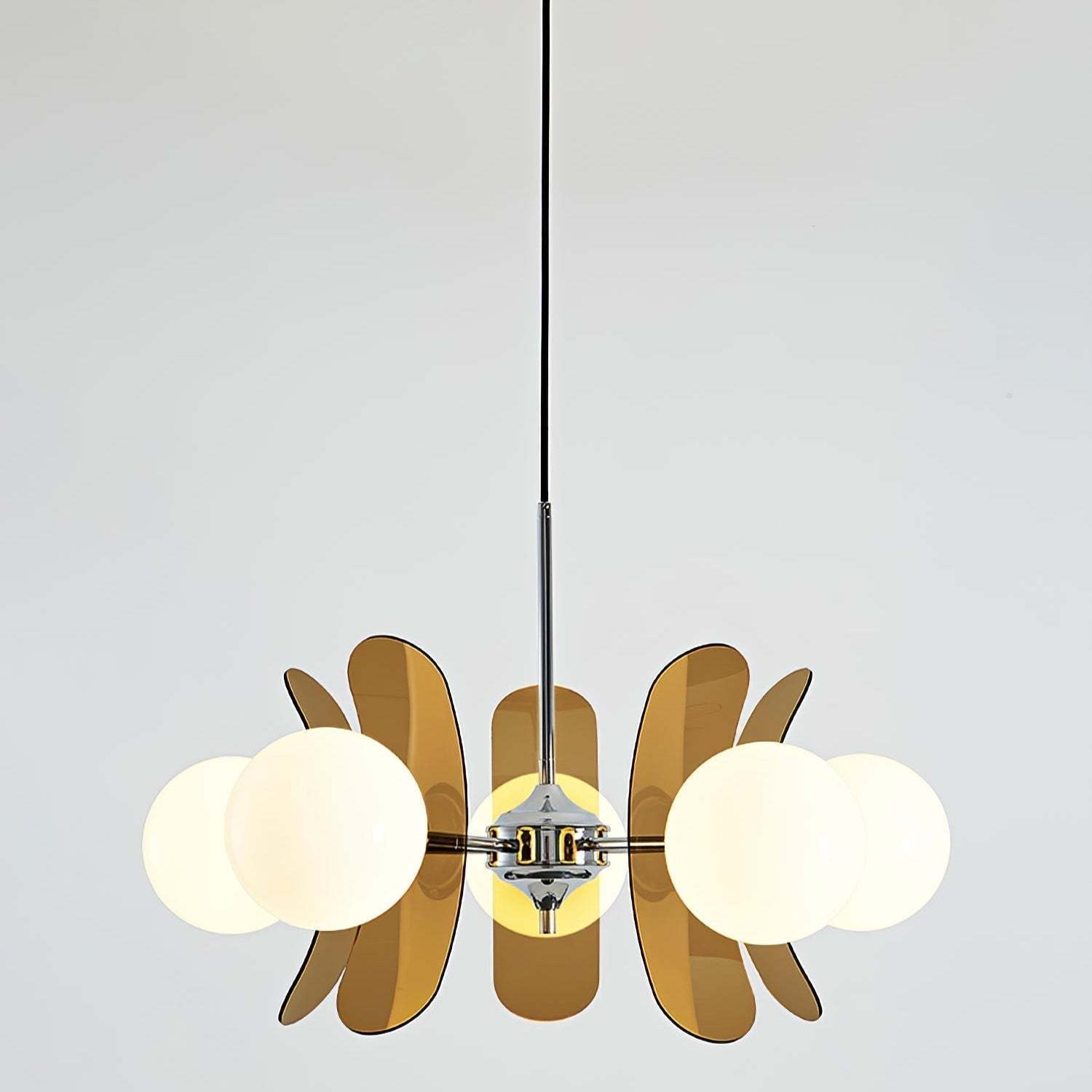 Prism Kreativer Sputnik Glas Kronleuchter Orange-Las Sola