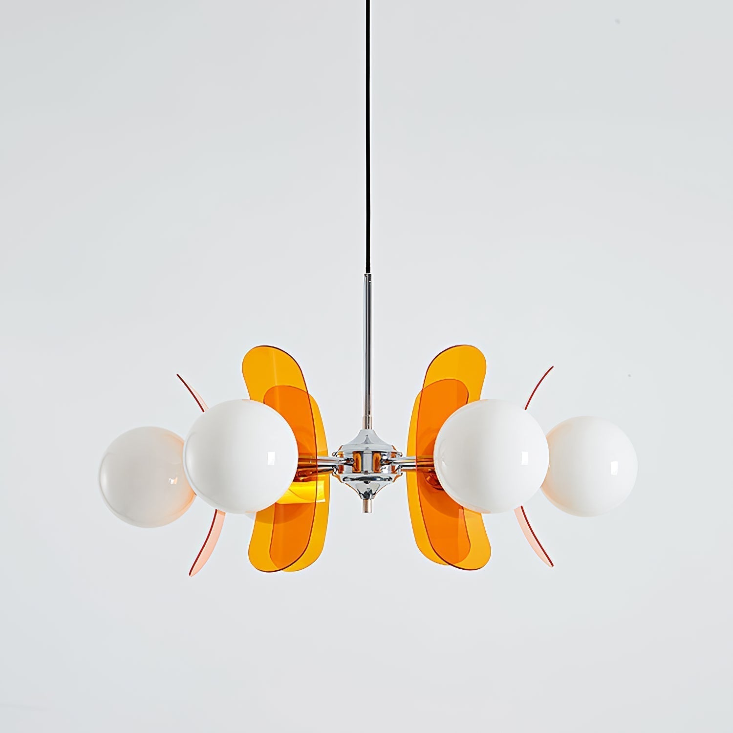 Prism Kreativer Sputnik Glas Kronleuchter Orange-Las Sola