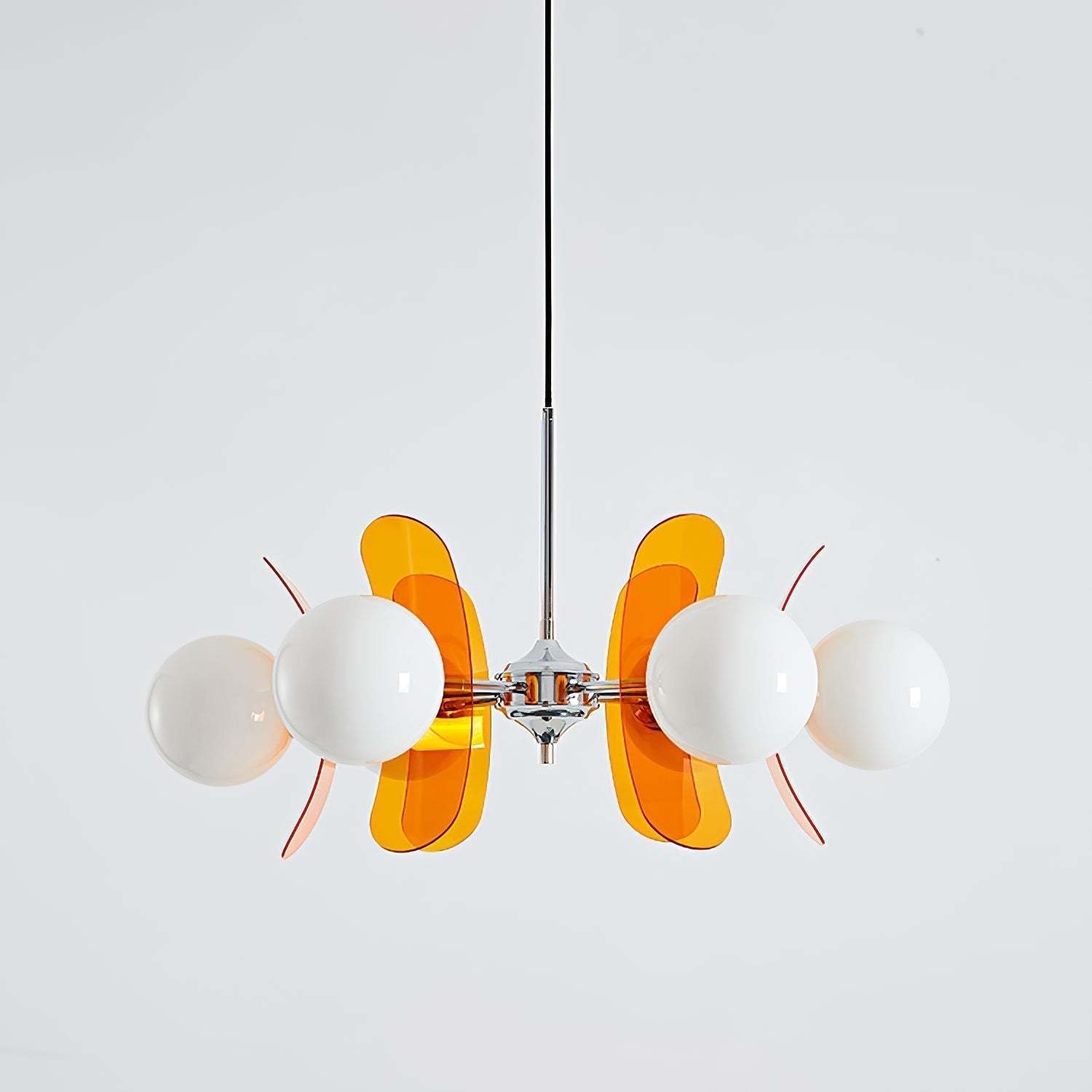 Prism Kreativer Sputnik Glas Kronleuchter Orange-Las Sola