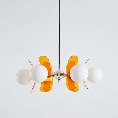 Prism Kreativer Sputnik Glas Kronleuchter Orange-Las Sola