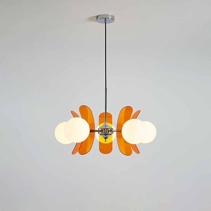 Prism Kreativer Sputnik Glas Kronleuchter Orange-Las Sola