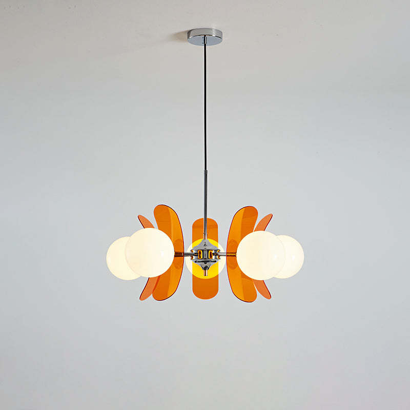 Prism Kreativer Sputnik Glas Kronleuchter Orange-Las Sola
