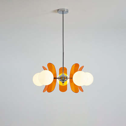 Prism Kreativer Sputnik Glas Kronleuchter Orange-Las Sola