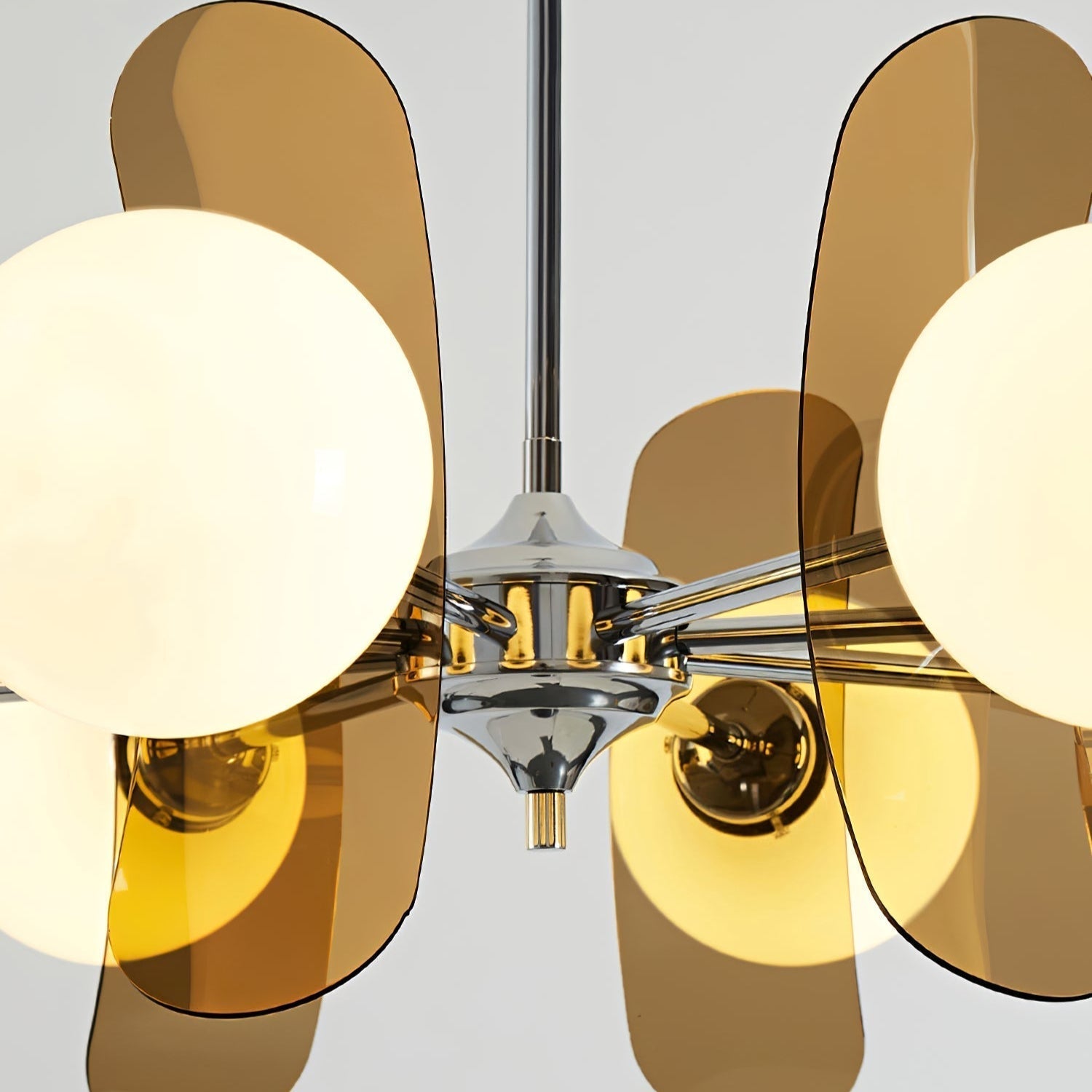 Prism Kreativer Sputnik Glas Kronleuchter Orange-Las Sola
