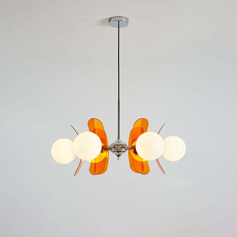 Prism Kreativer Sputnik Glas Kronleuchter Orange-Las Sola