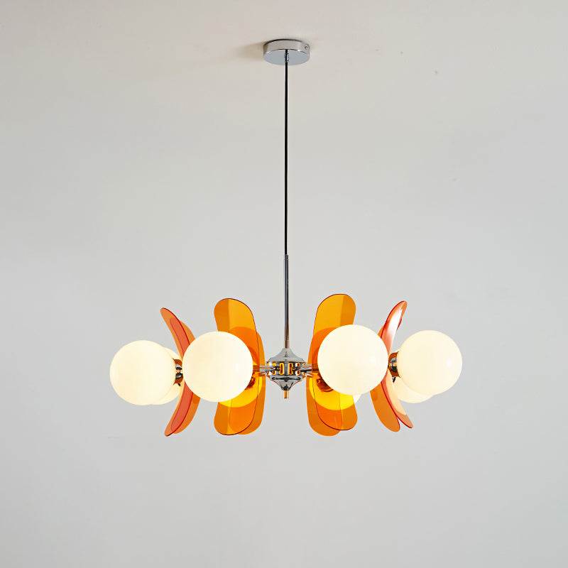 Prism Kreativer Sputnik Glas Kronleuchter Orange-Las Sola