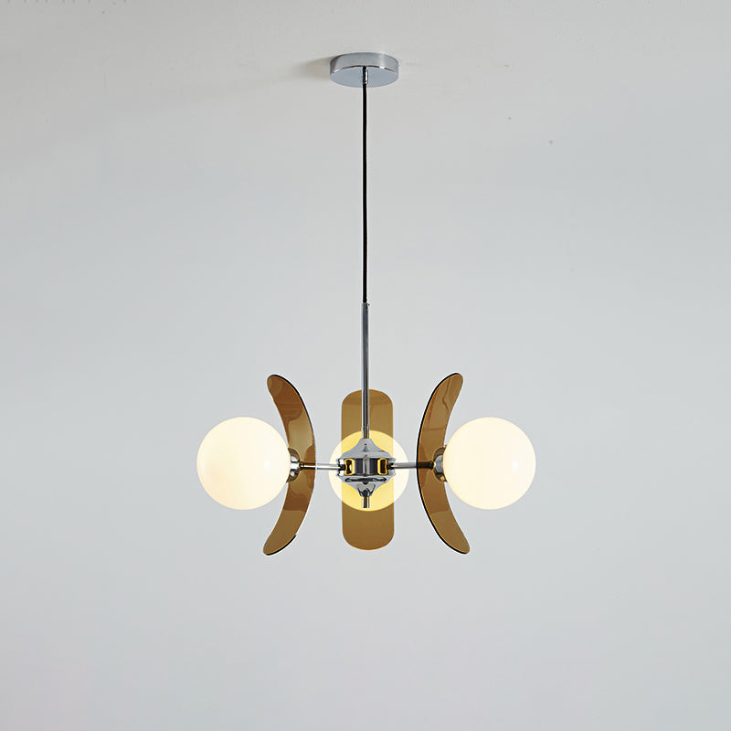 Prism Kreativer Sputnik Glas Kronleuchter Orange-Las Sola