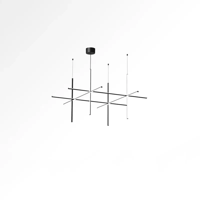 Valentina Minimalism Metal Gold Black Pendant Light Bedroom Living Room