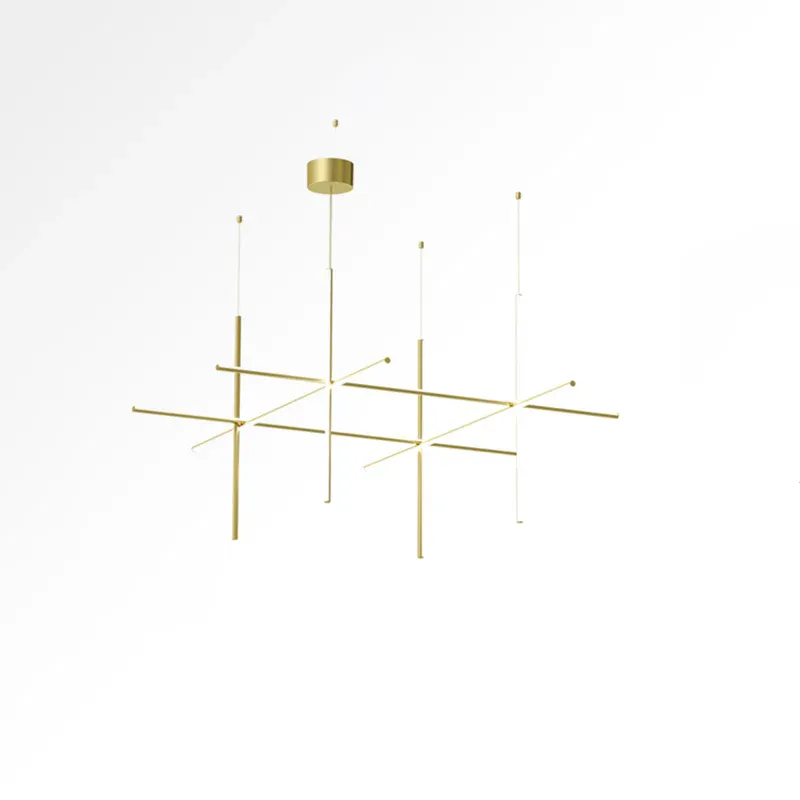 Valentina Minimalism Metal Gold Black Pendant Light Bedroom Living Room