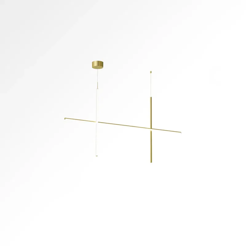Valentina Minimalism Metal Gold Black Pendant Light Bedroom Living Room