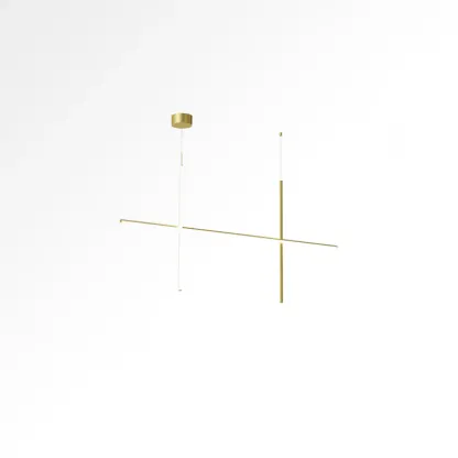Valentina Minimalism Metal Gold Black Pendant Light Bedroom Living Room