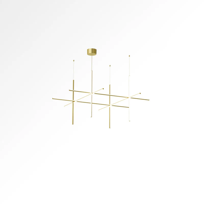 Valentina Minimalism Metal Gold Black Pendant Light Bedroom Living Room