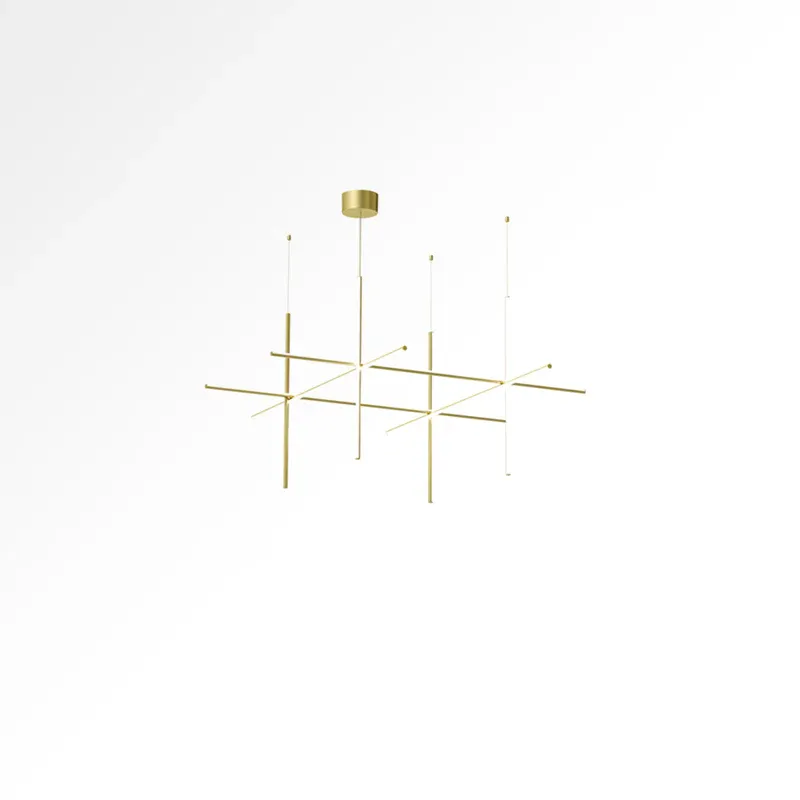 Valentina Minimalism Metal Gold Black Pendant Light Bedroom Living Room