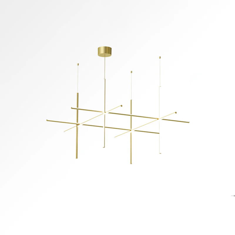 Valentina Minimalism Metal Gold Black Pendant Light Bedroom Living Room