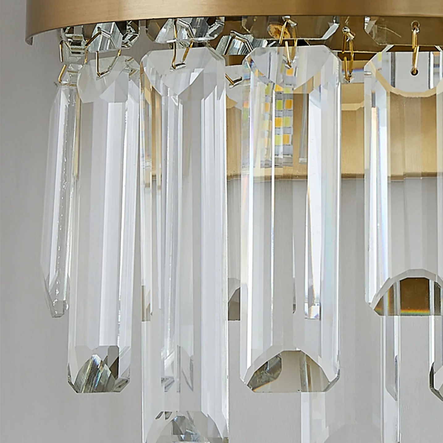 Herbert Klassisch Urban Kristall Metall Wandleuchte Schlafzimmer Esszimmer
