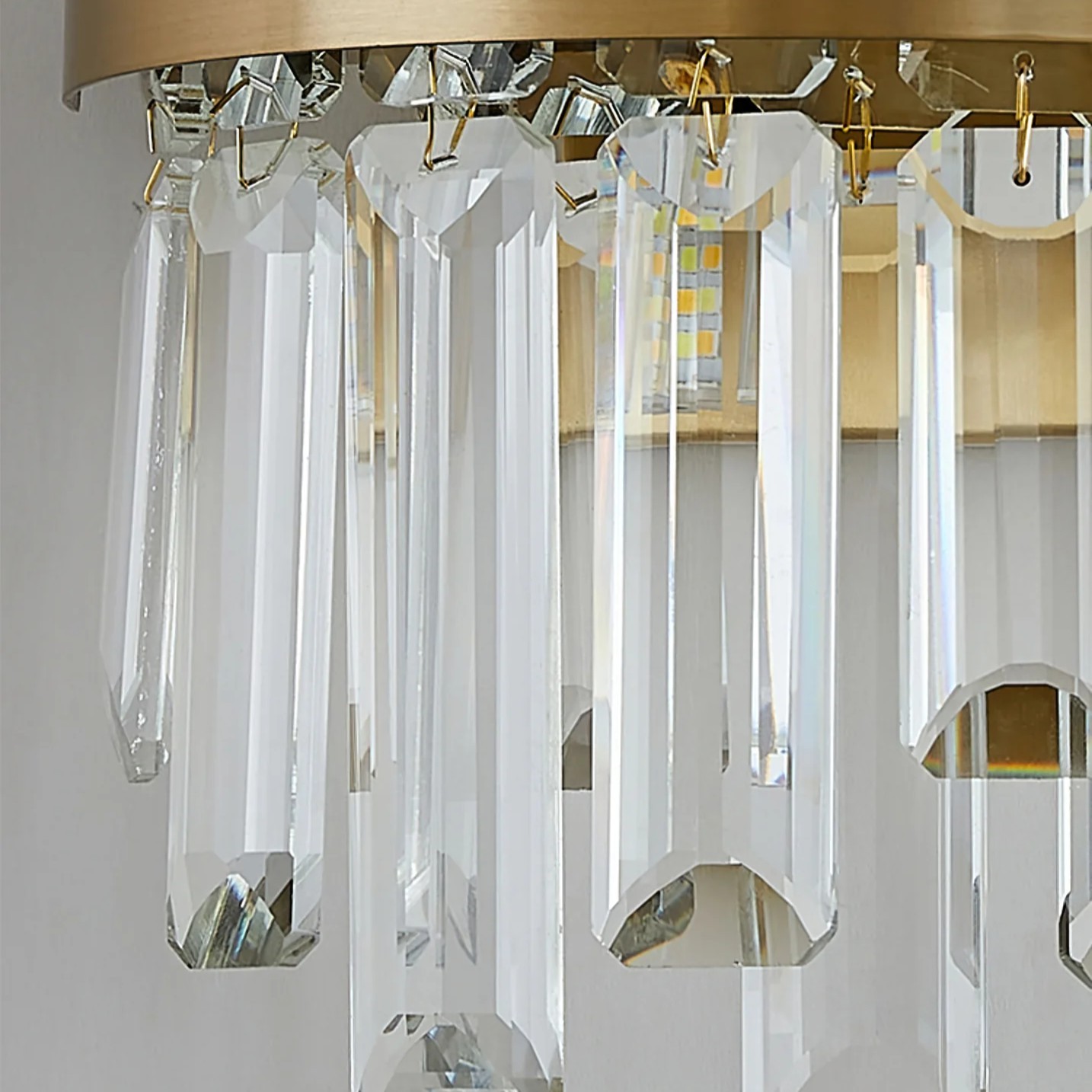 Herbert Klassisch Urban Kristall Metall Wandleuchte Schlafzimmer Esszimmer