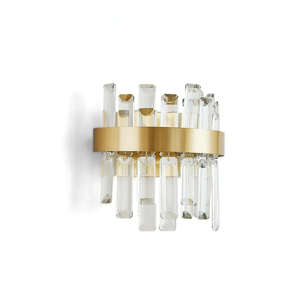 Herbert Classical Urban Crystal  Metal Wall Lamp Bedroom  Dining Room