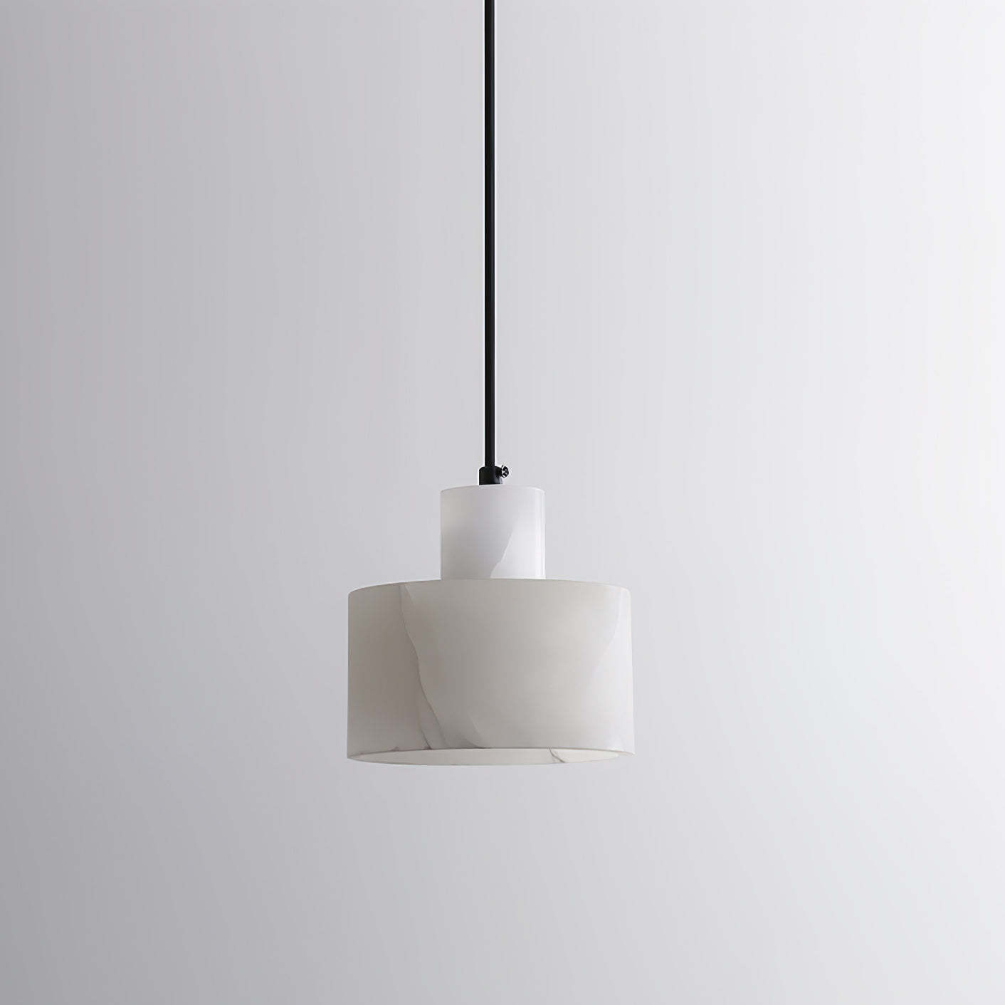 Alabaster Pendelleuchte Dual Zylindrisch-Las Sola