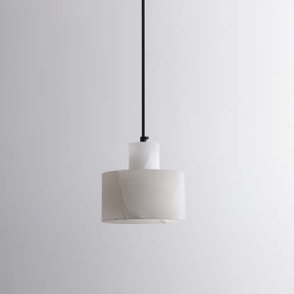 Alabaster Pendelleuchte Dual Zylindrisch-Las Sola